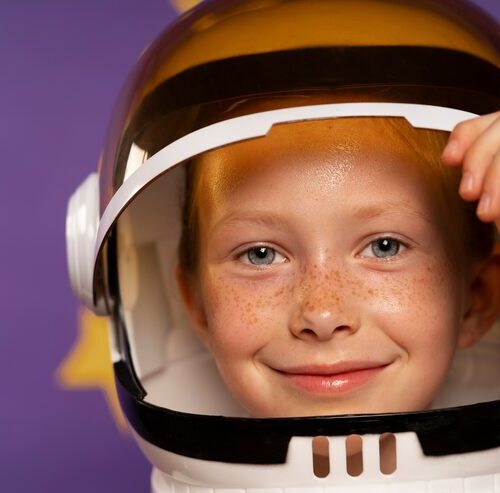 Kask, strój kosmonauty, jak zrobić?