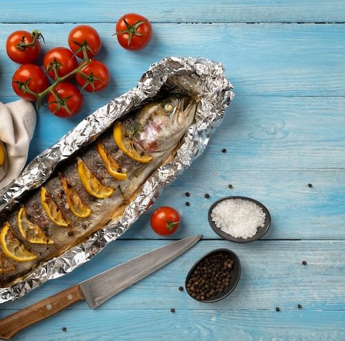 Jak zawinąć rybę w folię aluminiową