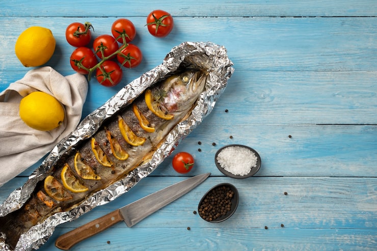 Jak zawinąć rybę w folię aluminiową
